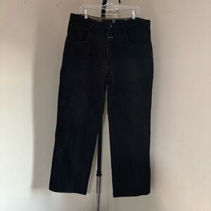 Mens marithe francois girbaud Black Straight-Leg Jeans
